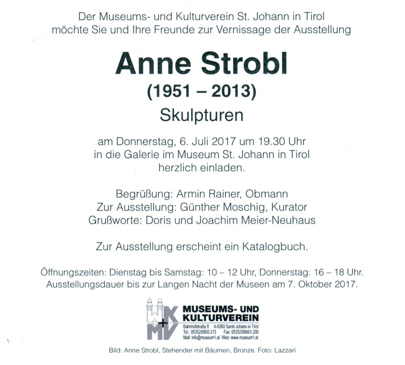 Bild Einladung Vernissage
